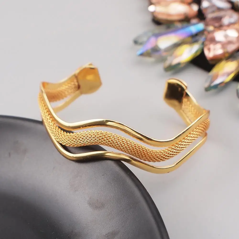 MANILAI Панк Сплав массивные браслеты-манжеты макси Женские Ювелирные изделия