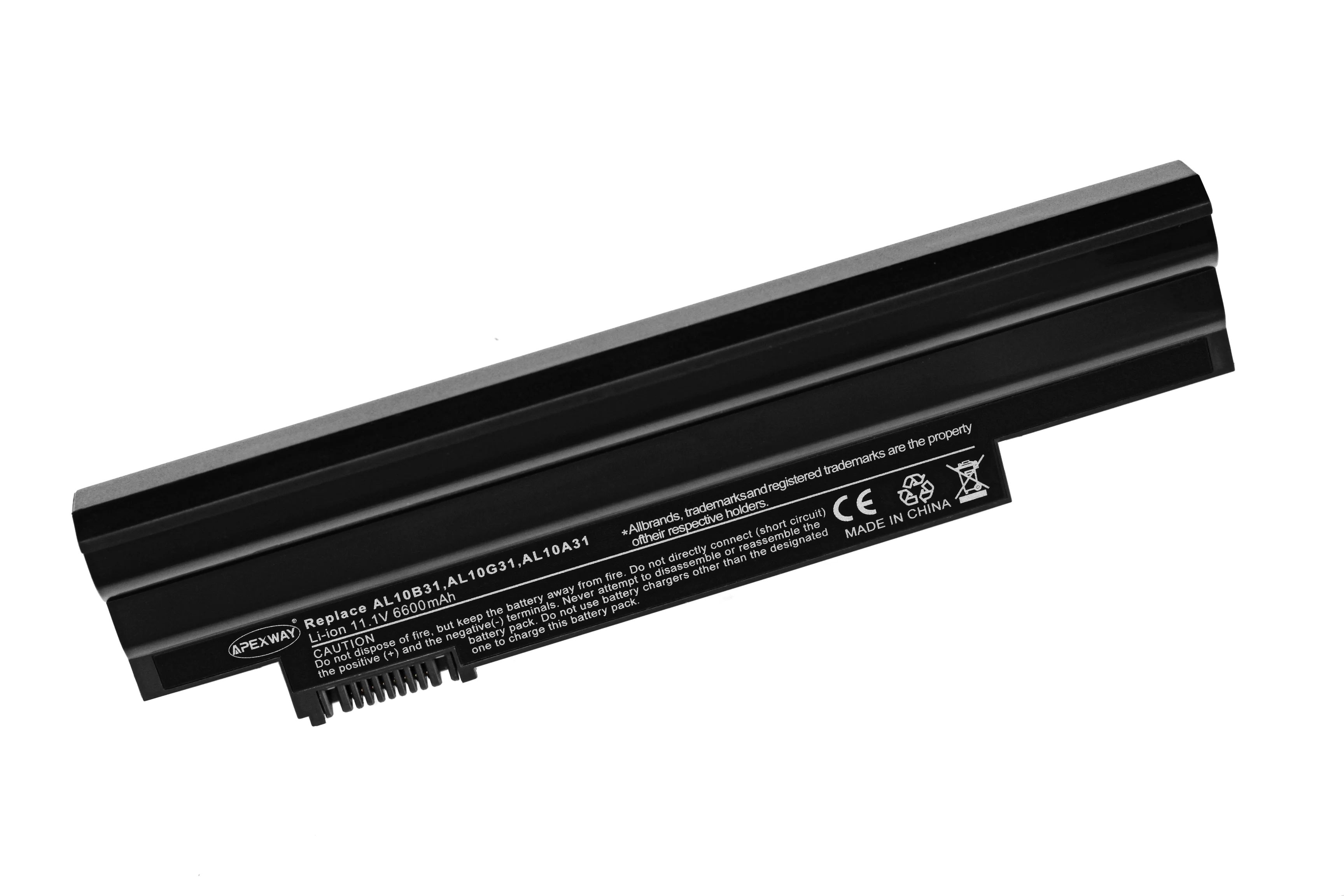 ApexWay ноутбук Батарея для Acer AL10B31 AL10G31 D270 D260 AOD255 AOD260 522 D255 722 D255E D257 D257E E100 AL10A31 ICR17/65 |