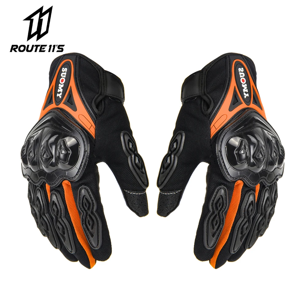 

Мотоциклетные Перчатки Guantes для мужчин, дышащие перчатки для езды на мотоцикле, для сенсорных экранов, с закрытыми пальцами, летние
