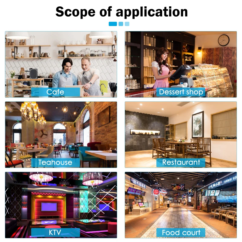 

Restaurant Pager Calling Pager Wireless Call Pagers with 16 Receivers for Restaurant Coffee Shop Queuing System