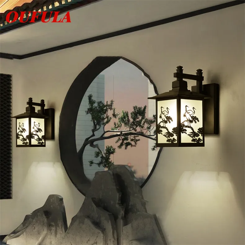 

OULALA Outdoor Wall LampsWaterproof Modern Sconce Light Contemporary For BalconyCourtyard CorridorDuplex Hotel