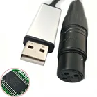 USB к DMX XLR Head RS485 настольная лампа, управляющая линия, вращающаяся головная лампа, лампа для бега, лошади, светодиодная Вращающаяся лампа, линия отладки