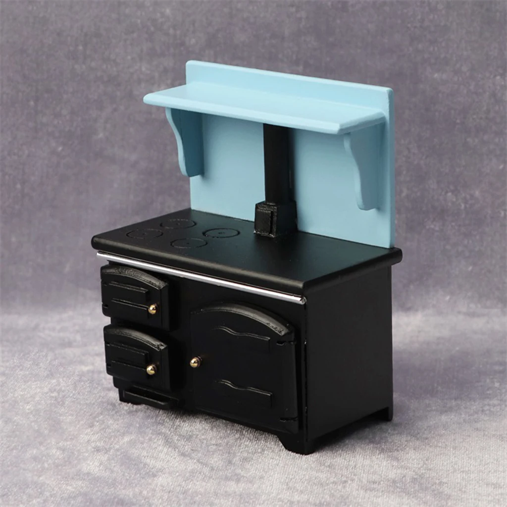

1/12 Scale Doll House Furniture Stove Mini Home Decor Landscape Accessory
