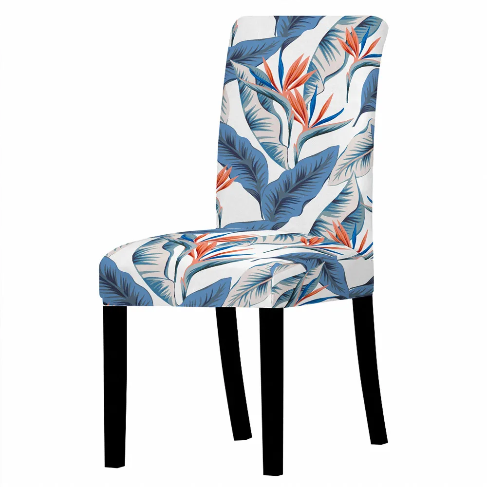 Разноцветный мраморный чехол на стул чехлы спинку стола обеденного стула