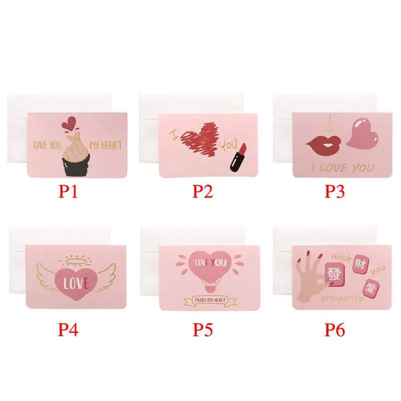 Открытка с надписью love heart винтажная открытка blession конверты thank you складная