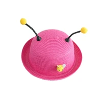 baby little bee child boy girl summer boys vacation beach hat sun straw hat 2mz103