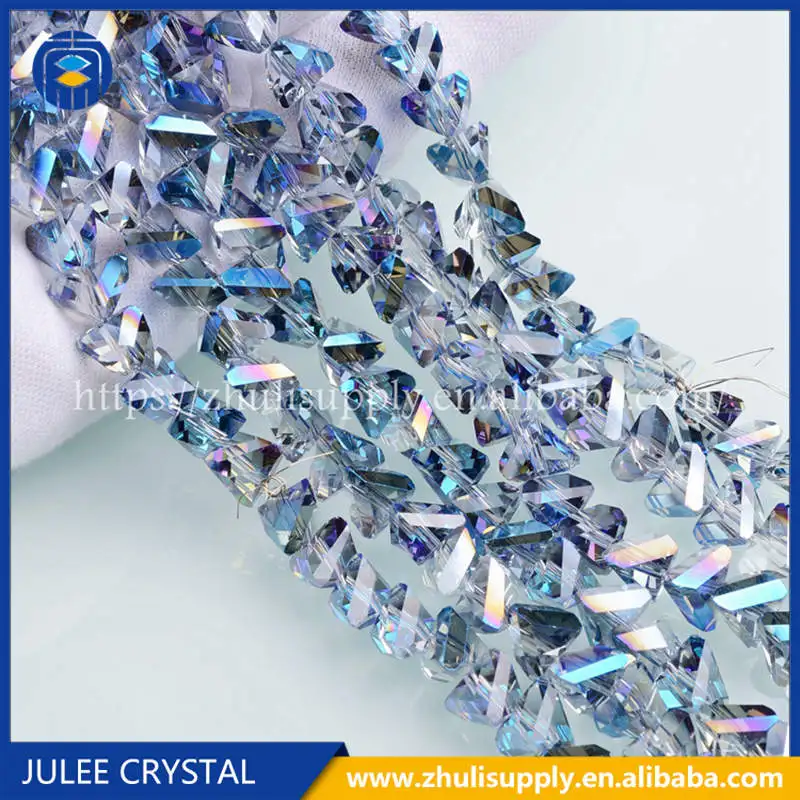 Бусины фабричные 4/6/8/10 мм треугольные бусины оптом стеклянные в форме пирамиды