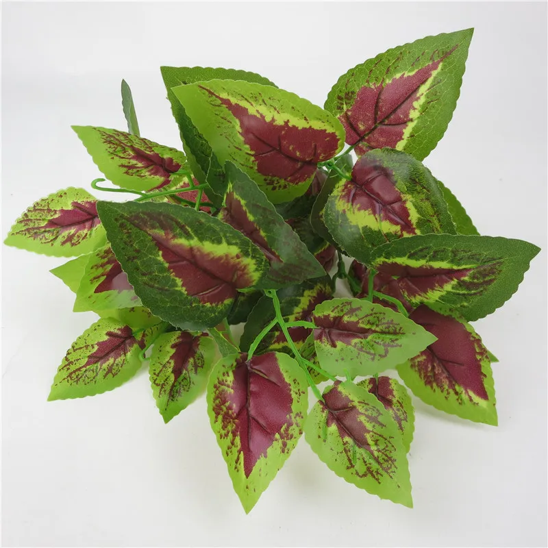 Домашнее моделирование листьев базилика украшение для гостиной маленький букет