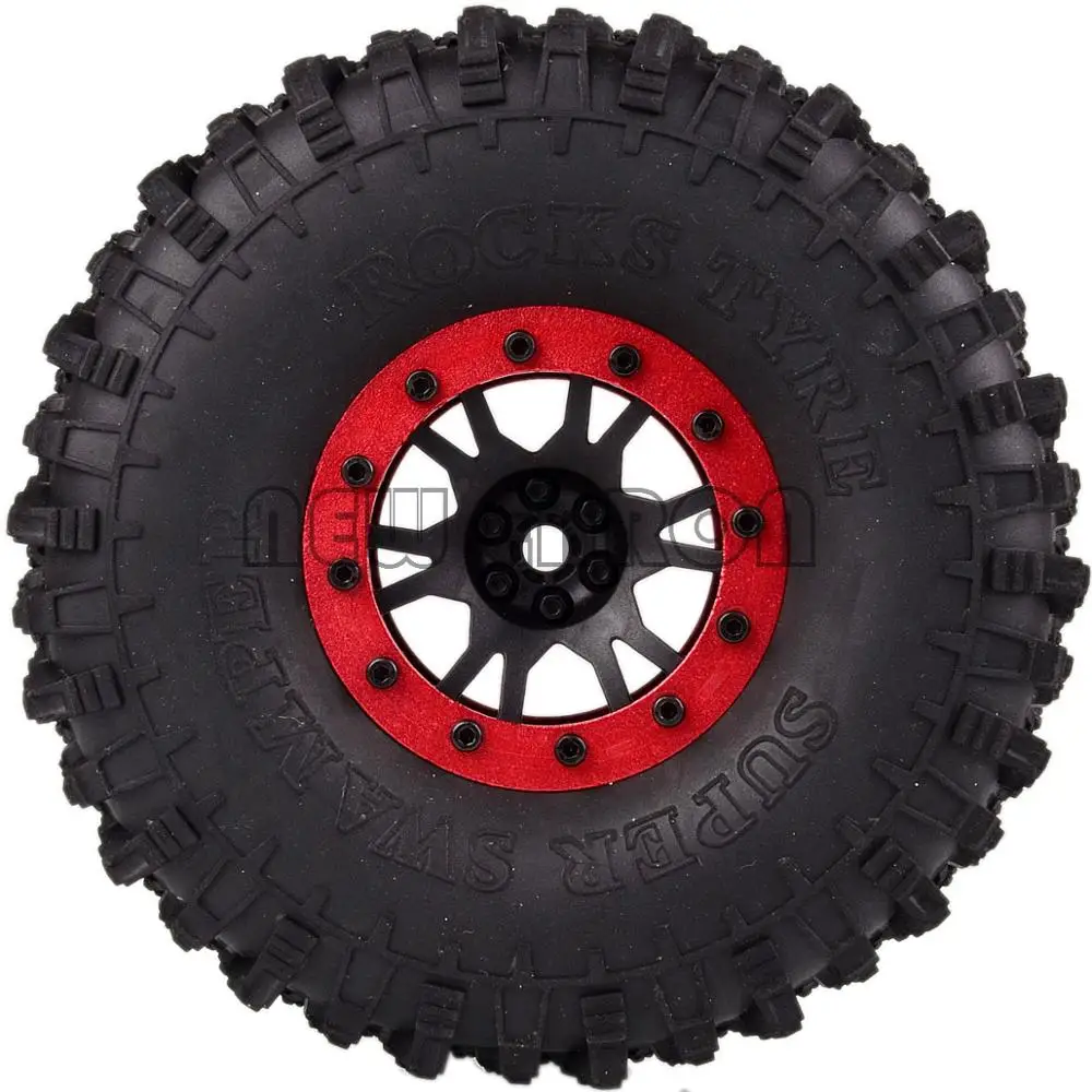 ENRON 4P 1," Beadlock Колесные диски 120 мм шины для RC 1/10 гусеничный TRX-4 Tamiya CC01 MST jimny RC4WD TF2 D90 D110 90046
