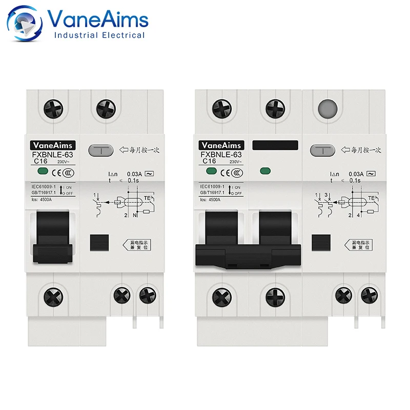 Автоматический выключатель MCB AC Противоударная защита переключатель управления