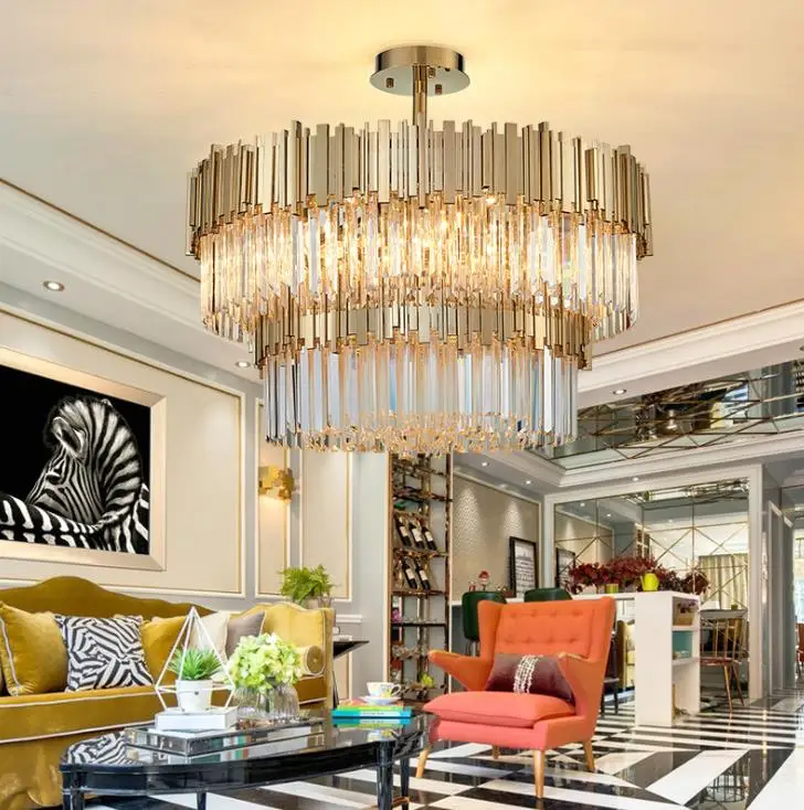 Современный светильник роскошная простая Люстра для гостиной спальни