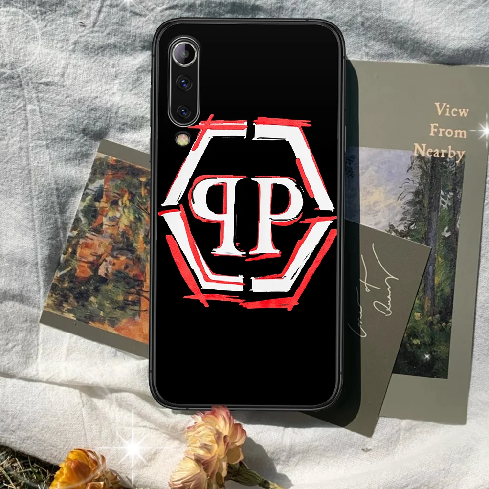 

qp philipp Luxury brand Phone case For Xiaomi Mi note 10 A3 9 MAX 3 A2 8 9 Lite Pro ultra black Hoesjes Tpu Funda Luxury Cover