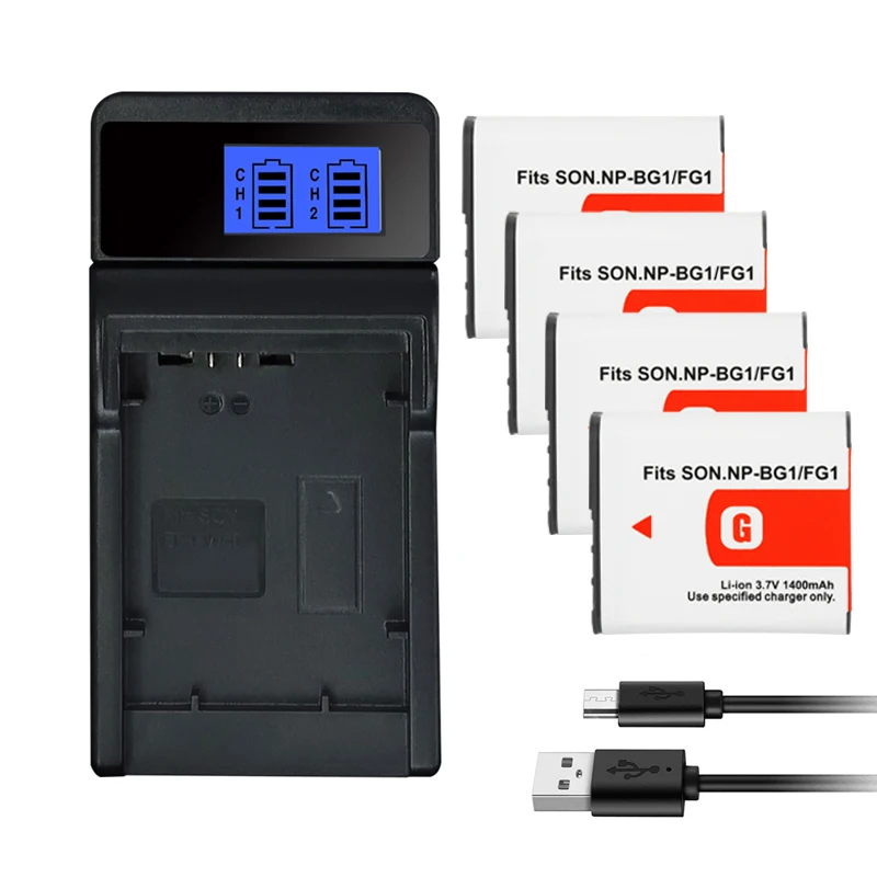 Аккумулятор NPBG1/NPFG1 для Sony Cyber-Shot аккумулятор батарея H3 H7 H9 H10 H20 h | Электроника