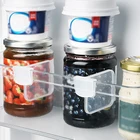 Перегородка для холодильника, 4 шт., кухонный Органайзер, пластиковая перегородка, фиксированная Пряжка, стеллаж для ящика