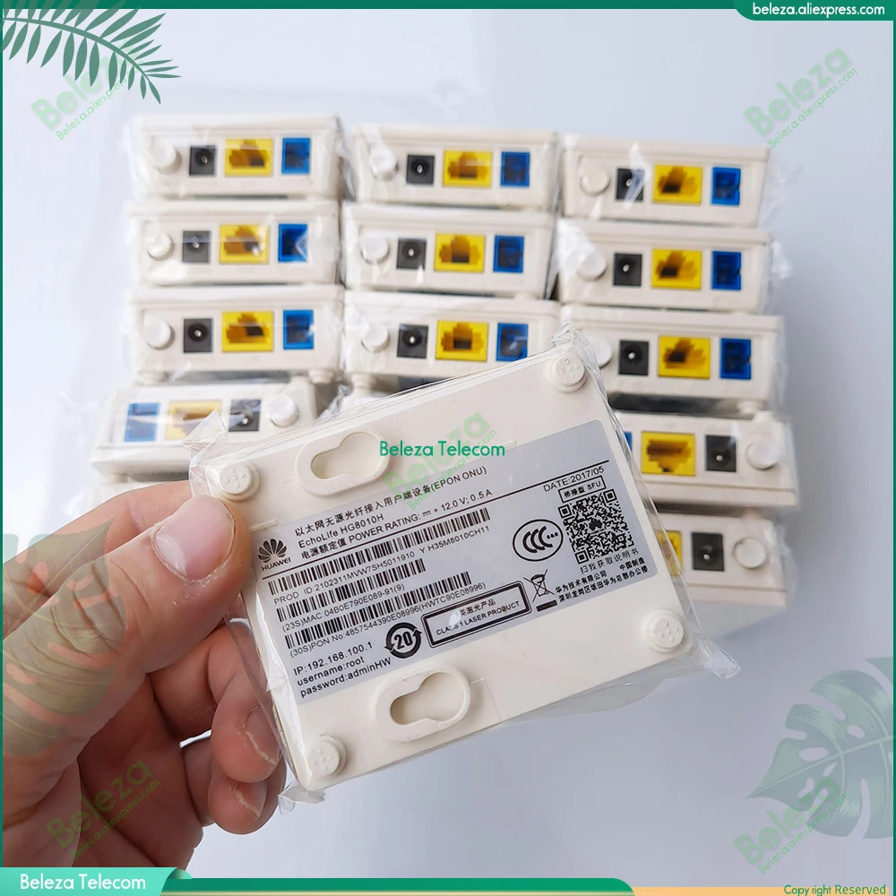 10 шт. партия hua wei hg8010H EPON 1GE as hg8310m ont FTTH fiberhome onu модем Подержанный GPON ONU ONT с