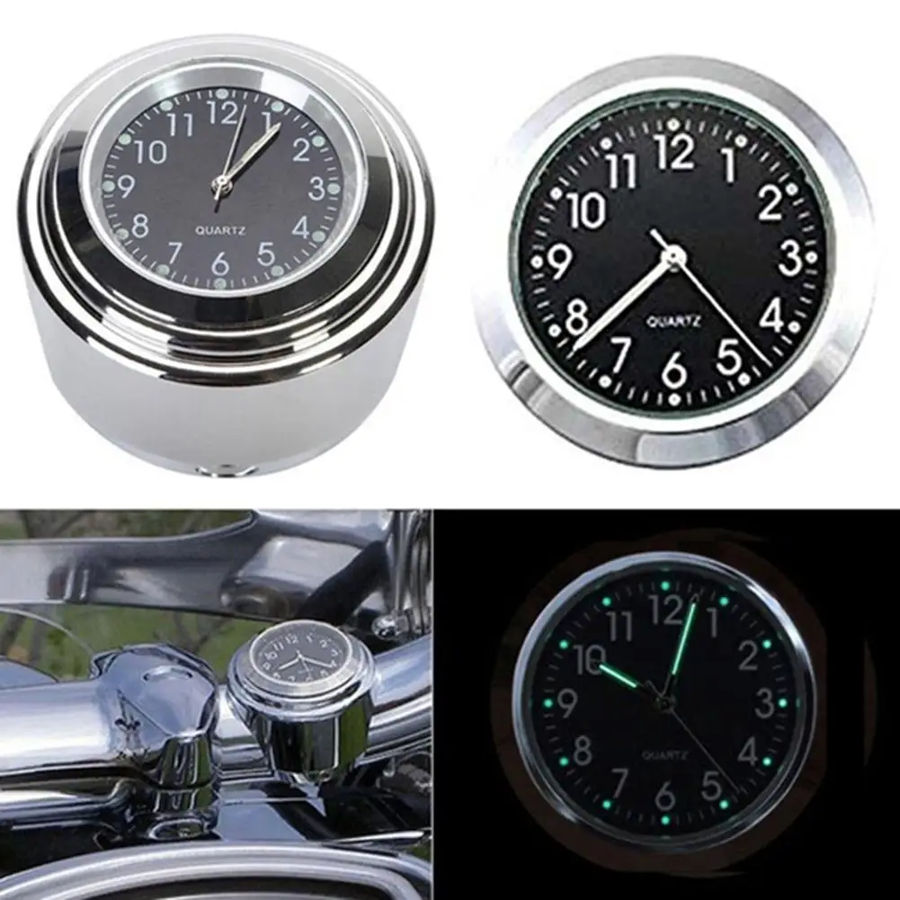 

Waterproof Universal Glow Motorcycle Motor Handlebar Mount Watch Dial Clock