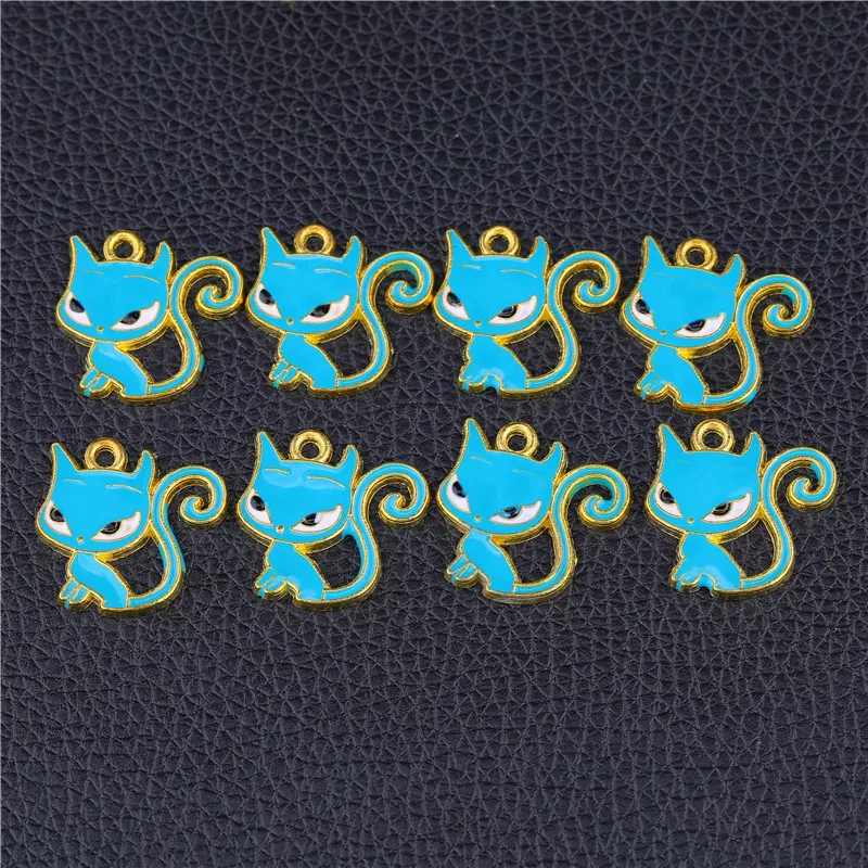 As Photo 15 Pieces Juya 15 шт. эмалированные подвески в форме цветов с рисунком Микки и Минни, подвески для женщин, Детские Модные ювелирные изделия - Окраска металла: As Photo 15 Pieces