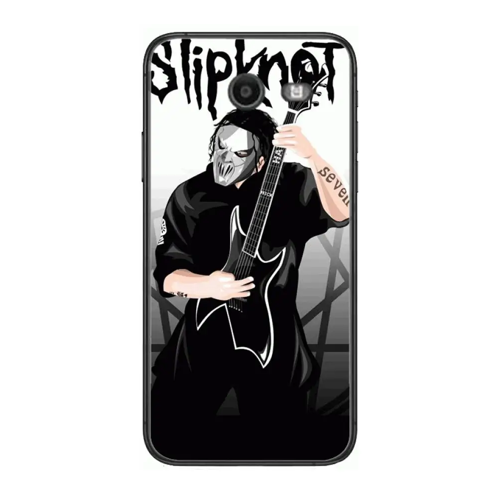 

Popular metal slipknot Phone Case Hull For Samsung Galaxy J 4 3 5 6 7 8 EU 2018 Plus 2017 Black Shell Art Cell Cover TPU