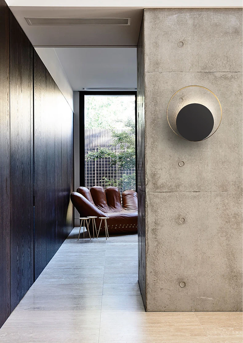 Медная настенная лампа для гостиной фоновая простой креативный Индивидуальный