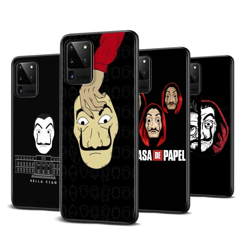 

la casa de papel TV Phone Case For Samsung S22 S21 S20 FE Ultra Pro Lite S10 5G S10E S9 S8 S7 S6 Edge Plus Soft Cover