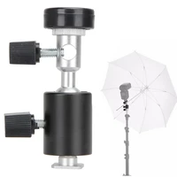 c type led light lamp flash holder bracket for photography video camcorder dv dslr camera tripod ball head clamp clip clincher