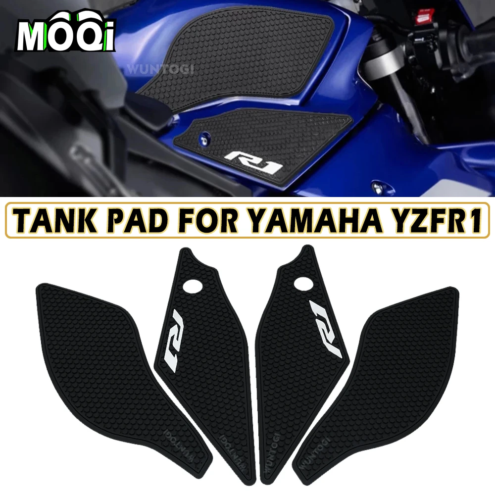 

Мотоциклетная подушка для топливного бака Yamaha YZF R1 R1M YZFR1 2020-2021, наколенник, захват, Нескользящая подушка для бака, наклейки на топливный бак