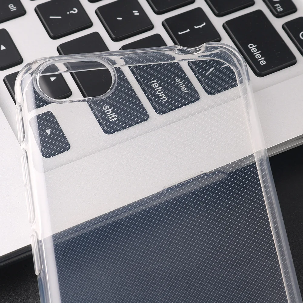 Резиновый прозрачный мягкий чехол из ТПУ для Alcatel 1V 2019 силиконовая защитная