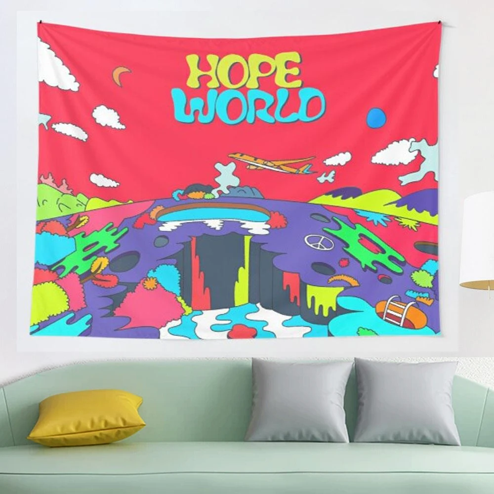 J Hope World альбом художественный гобелен настенный астрологический предсказания