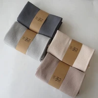 5pcslot restaurant table large linen napkin cloth kitchen towel cleaning cloth tea towel waffle cotton embroidery dish towel