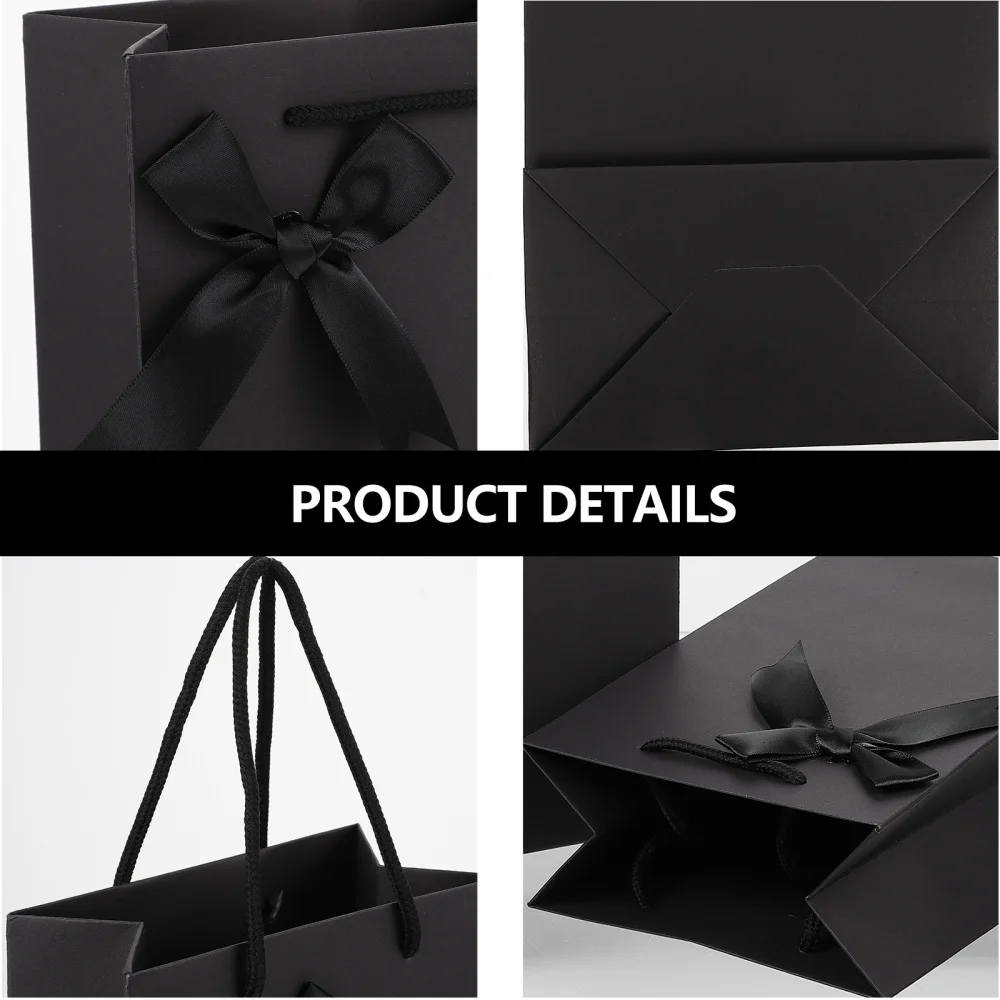 

1 Set 10Pcs Bowknot Paper Bags Fashion Packing Bags Creative Gift Wrapping Bags