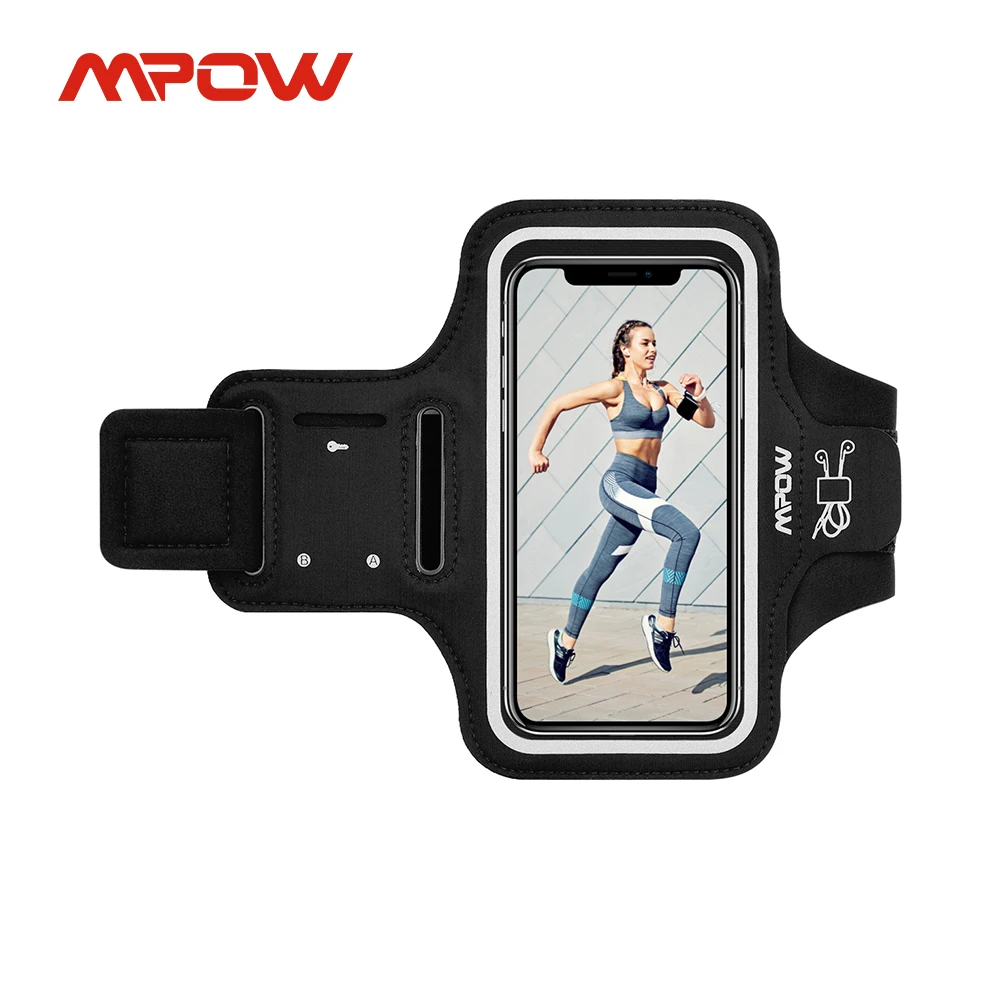 Mpow PA167 универсальный ремень на руку для iPhone 12 Pro Xs Max Xr X 8 Huawei Samsung бега в тренажерном