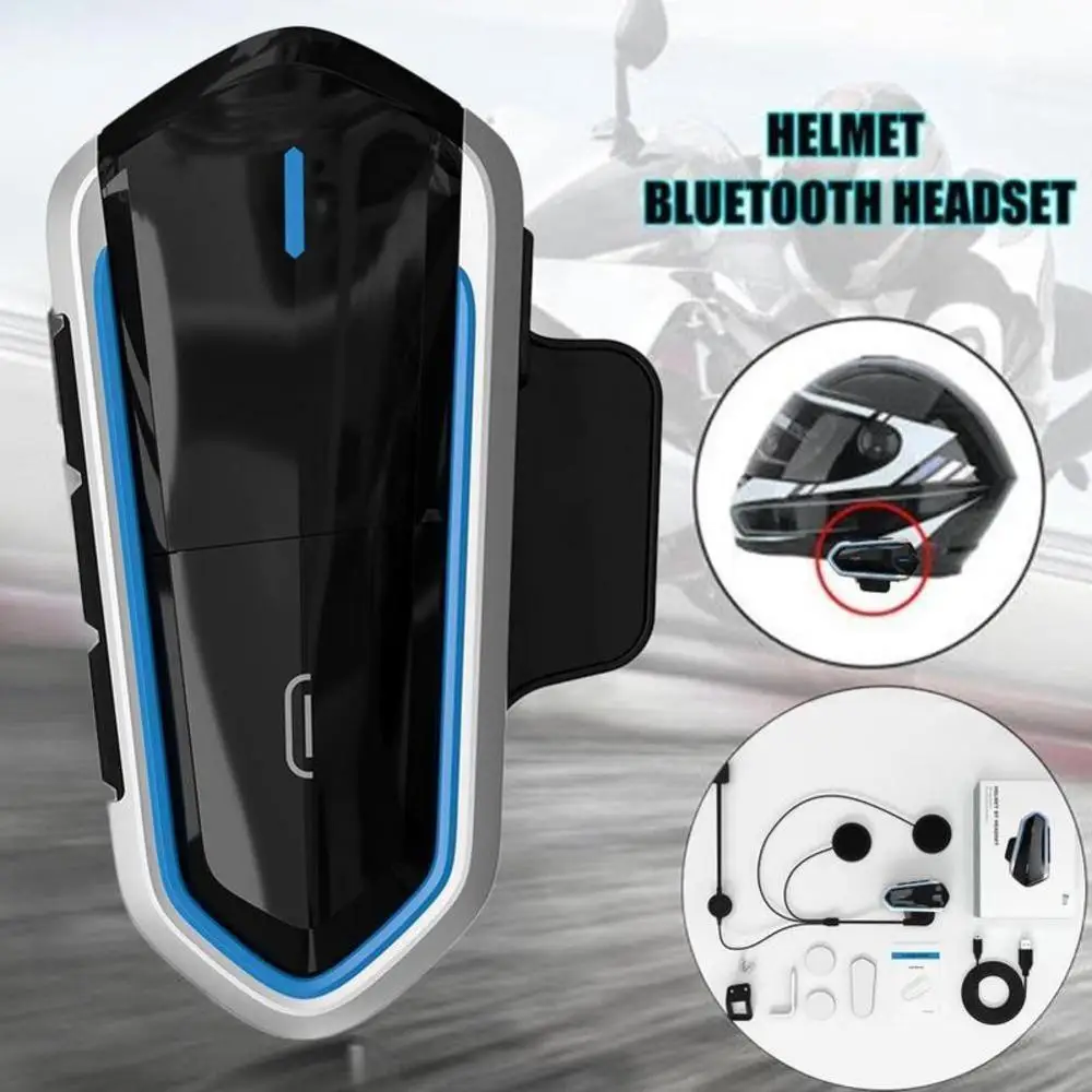 Водонепроницаемый B35 мульти BT интерфон 1000 м мотоциклетная гарнитура Bluetooth Moto шлем