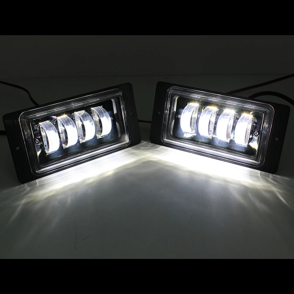 1 пара Водонепроницаемый 40W 6000K Led противотуманная фара светильник