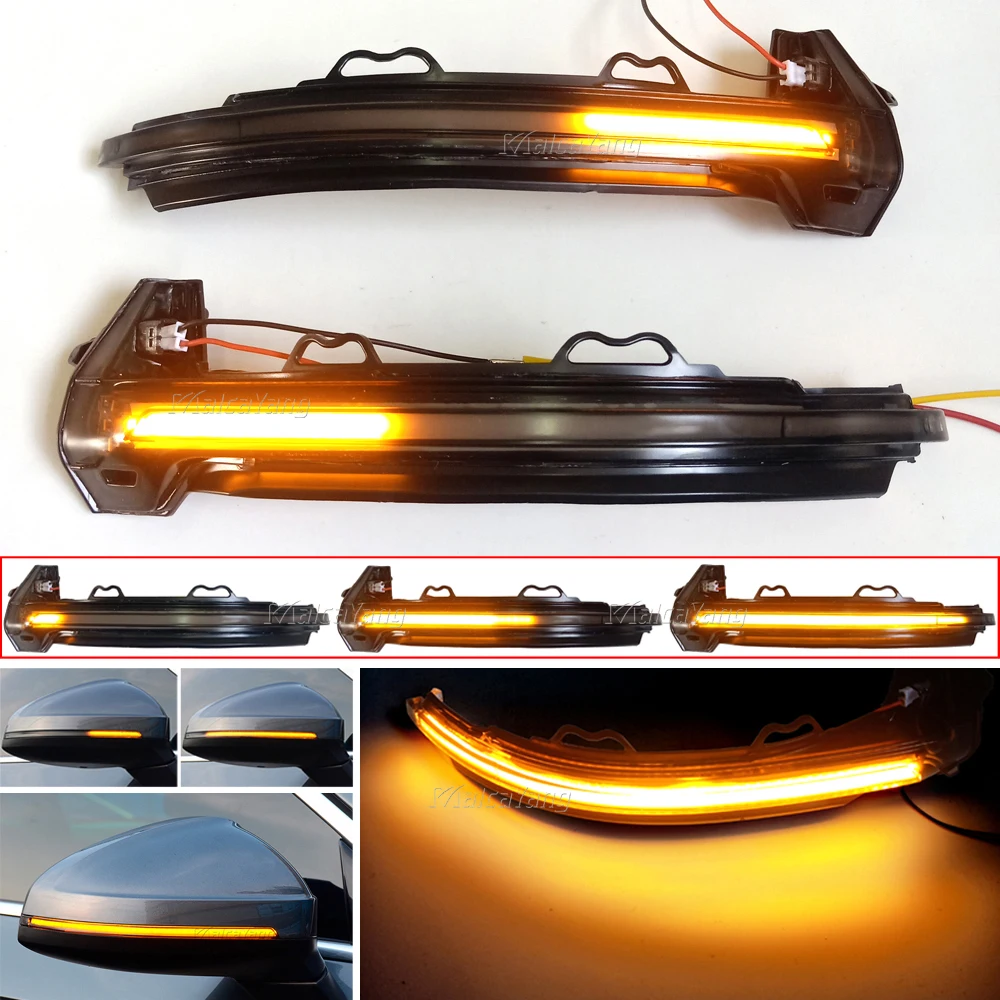 Светодиодный поворотный сигнал 2 шт. боковые зеркальные лампы для Audi A4 A5 B9 S4 S5 RS5