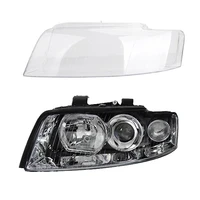 front headlight lens cover lampshade glass lampcover caps headlamp shell for audi a4 b6 8e 2002 2004 auto head lamp light case