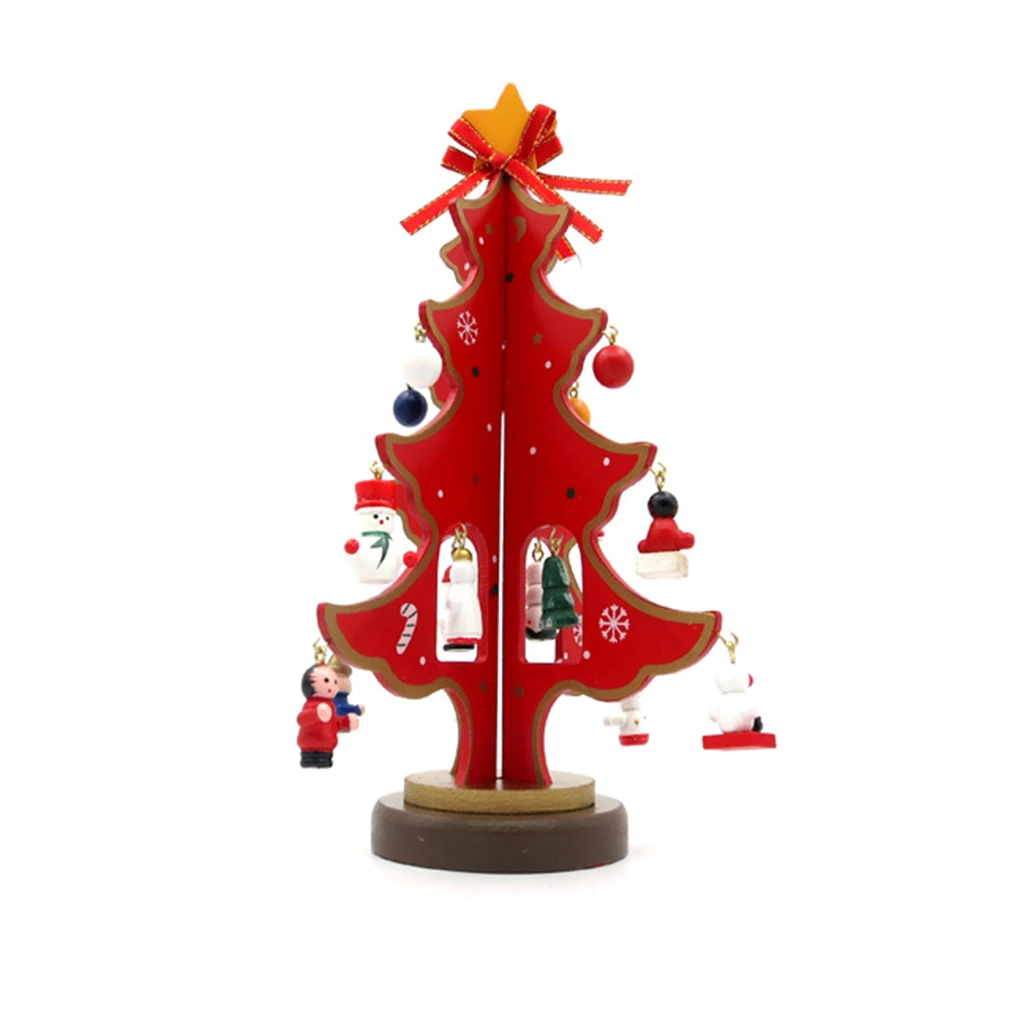 

Christmas Decoration Supplies wood Christmas tree Party Ornaments Christmas Gift