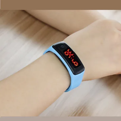 Детские электронные часы горячая распродажа модные светодиодные наручные для