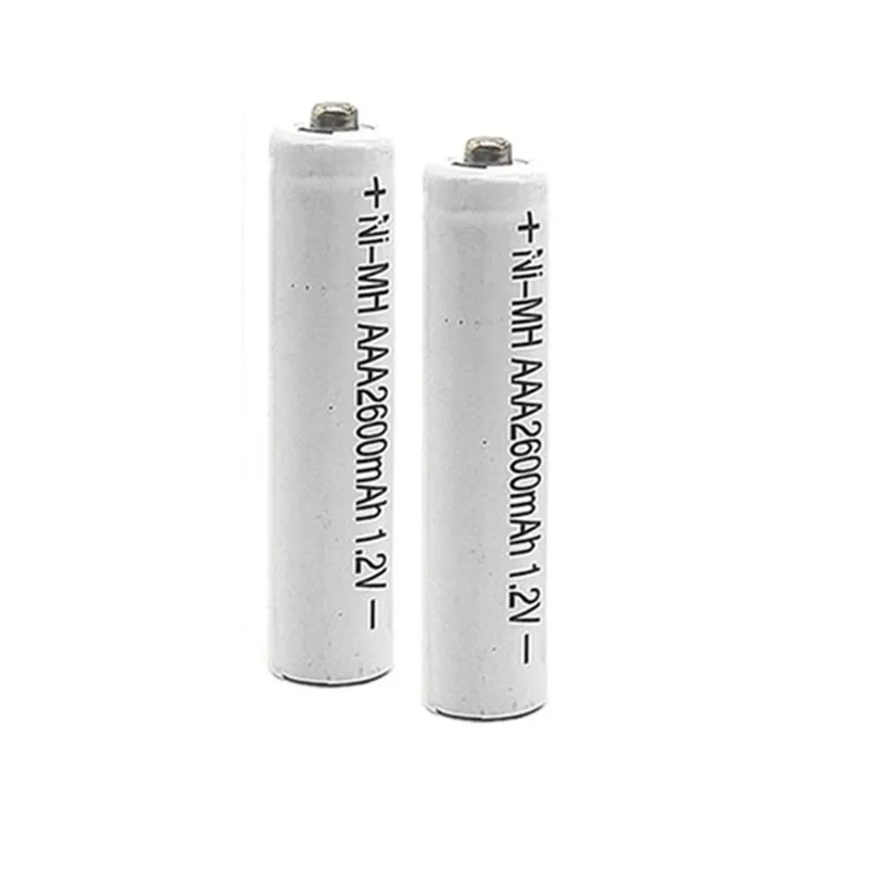 Бесплатная доставка 8/12 шт./лот батарейки типа AAA металл гидридных или никель 2600mAh 1