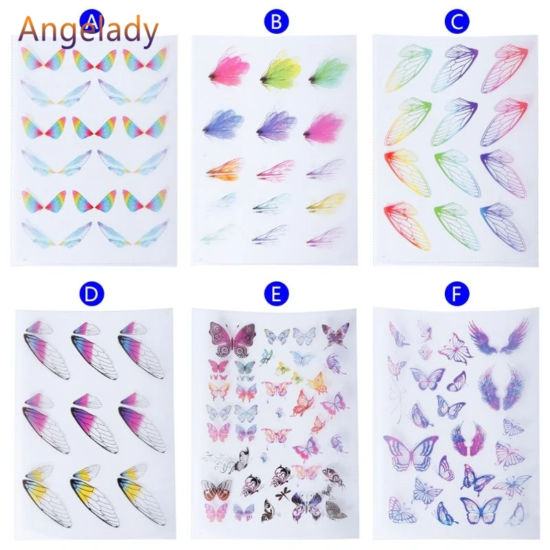 Наполнитель Бабочка DIY из эпоксидной смолы для изготовления украшений вручную 3D