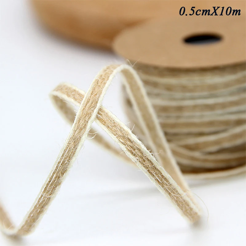 Рождественское украшение LAPHIL 10 м джутовая лента елочные Подвески украшения