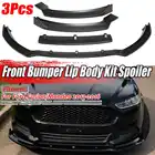 Сплиттер переднего бампера автомобиля, 3 шт., защитный чехол для Ford, Fusion, Mondeo 2013, 2014, 2015, 2016