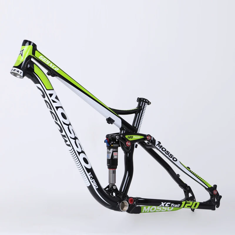 MOSSO 669XC2 Mountain Bicycle Frame Aluminum Alloy Bike Full Suspension 26er frame | Спорт и развлечения