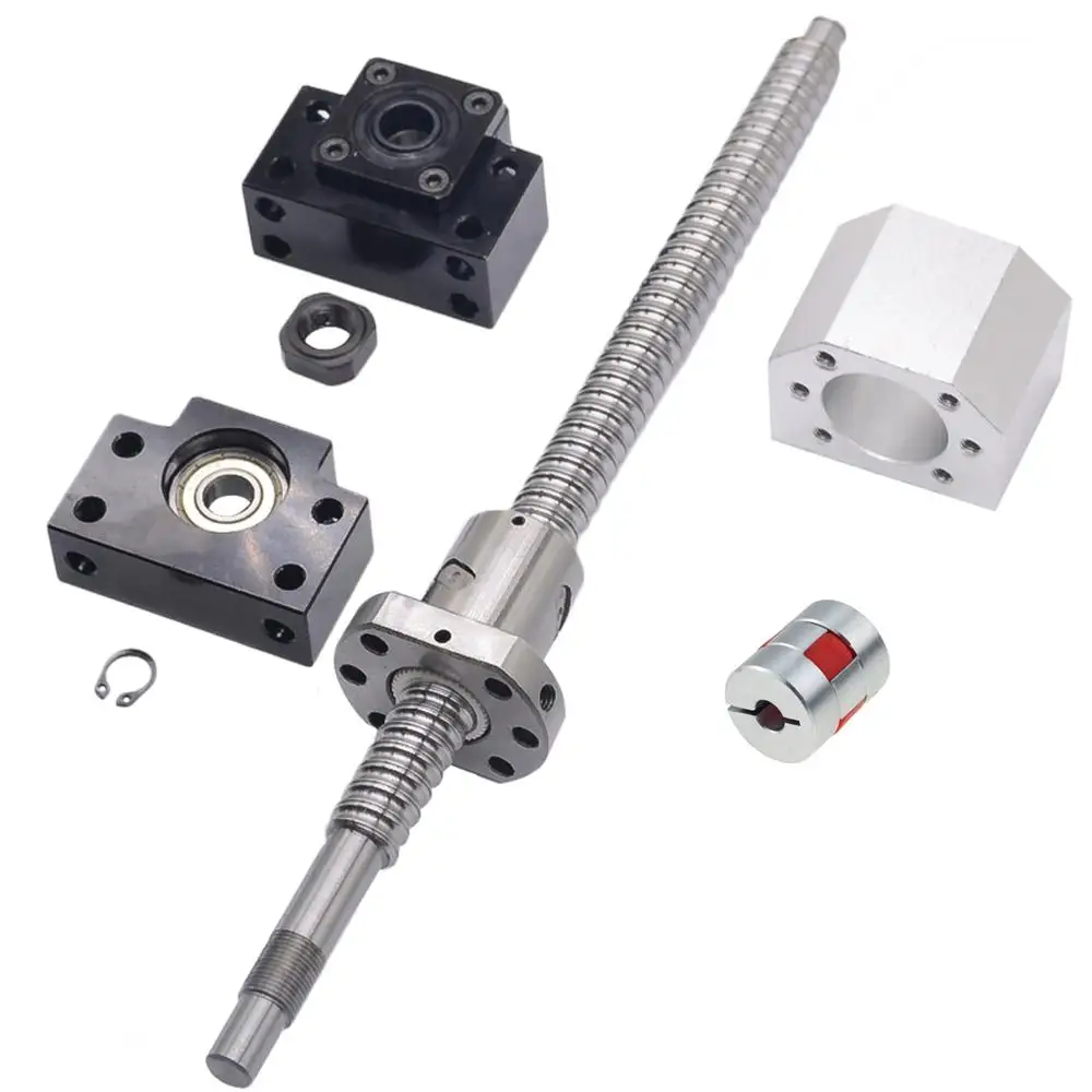 Шариковый винт 20 мм SFU2010 Концевая обработка + RM2010 одна шариковая гайка BK15 BF15/FK15