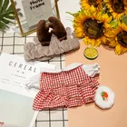 Аксессуары для одежды Kawaii Instagram утка 1 комплект для 30 см желтая утка Альпака Плюшевые Животные Кукла Одежда повязка для волос для детей девочек Подарки