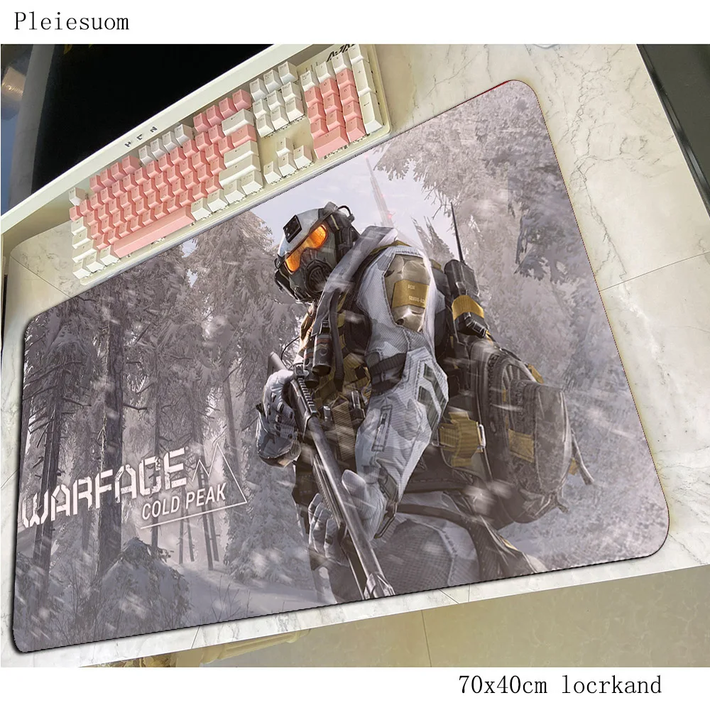 Коврик для мыши warface, коврик для мыши для компьютерных игр, 700x400x3 мм, padmouse, мультяшный коврик для мыши, эргономичный гаджет, коврики для офисного стола