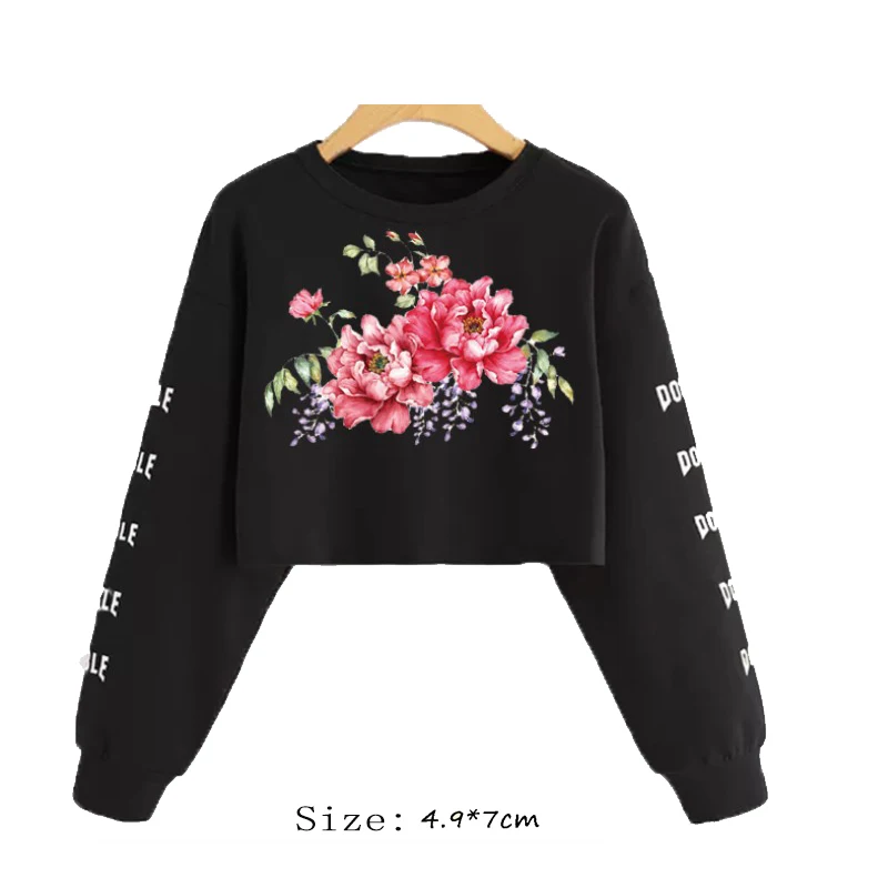 Утюжок для одежды Diy милый цветочный узор экологичный пластырь 2 шт.|Аппликации