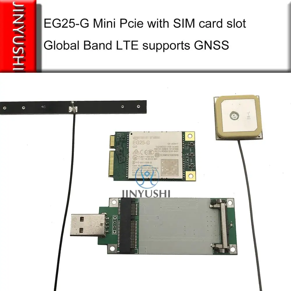 JINYUSHI для EG25 G + 4G антенна GPS адаптер с SIM разъем карты полоса LTE поддерживает GNSS