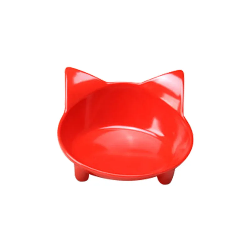 Товары для домашних животных пластиковая миска кормления собак и кошек 4 цвета