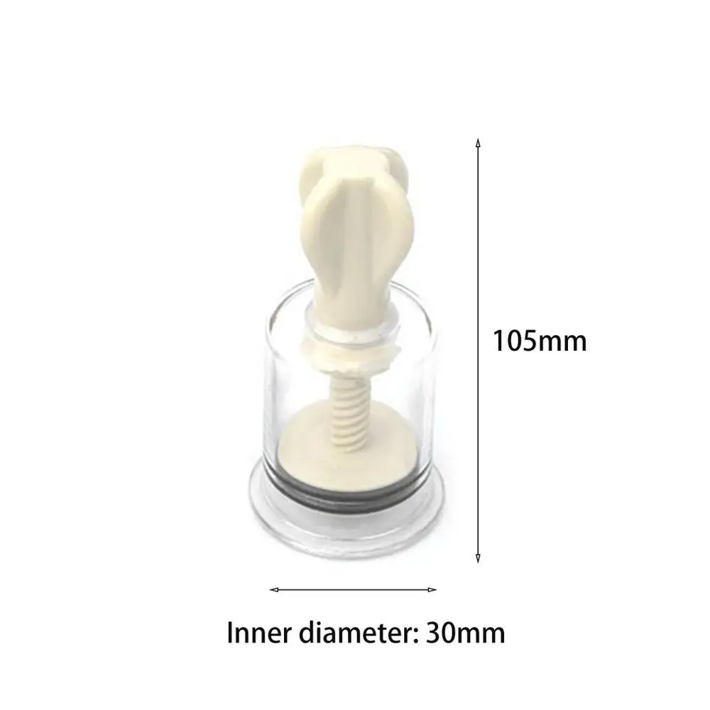 Inner diameter 3cm Присоска для сосков, массажные вакуумные банки, Фетиш пластик, увеличитель, присоска для увеличения груди, массажер для тела, чашки - Цвет: Inner diameter 3cm
