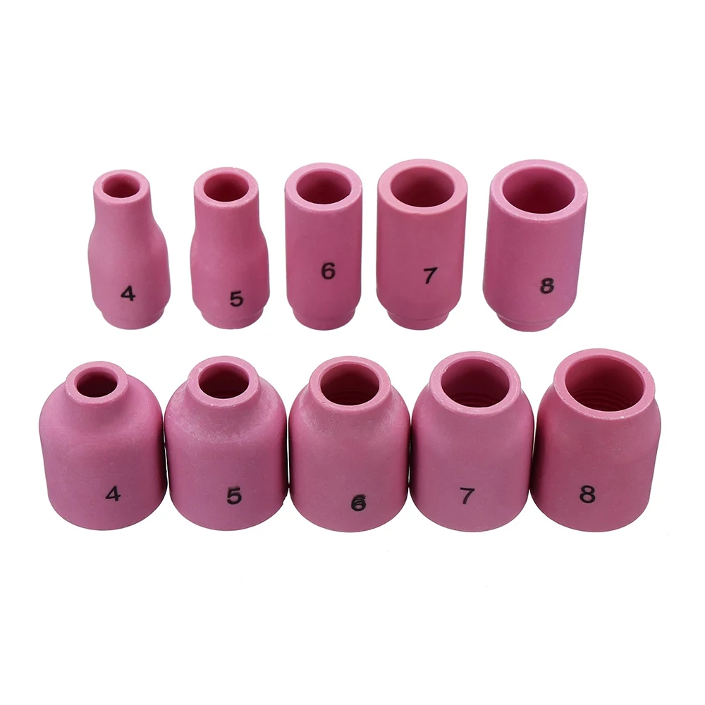 

49PCS Welding Torch Stubby Gas Lens For WP-17/18/26 TIG 10 Pyrex Glass Cup Kit Durable Practical Welding Accessories